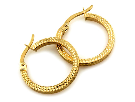 Kolczyki złote koła 20mm