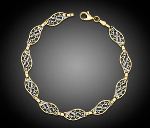 Złota bransoletka 375 klasyczna 