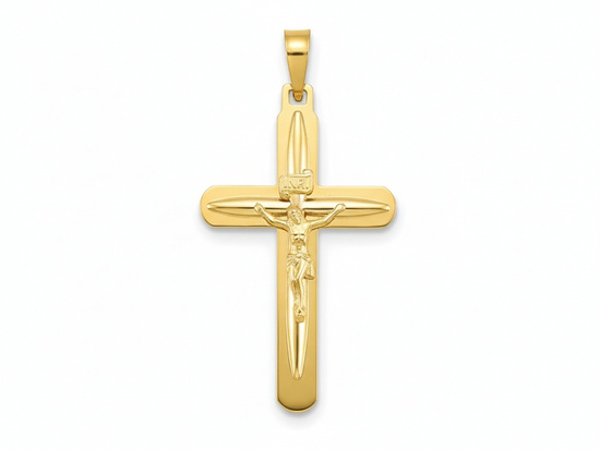 Złoty krzyżyk z Jezusem