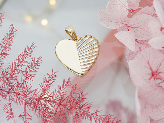 Zawieszka złota serce