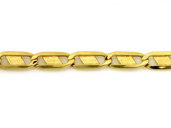 Bransoletka złota duże ogniwa