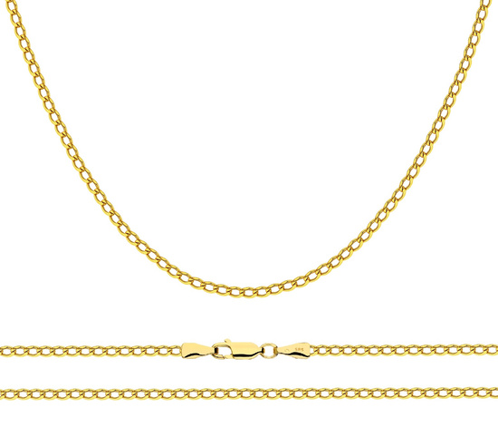 Złoty łańcuszek 585 pancerka 