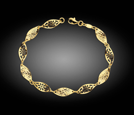 Złota bransoletka 375 klasyczna 