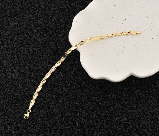 Złota bransoletka 375 klasyczna