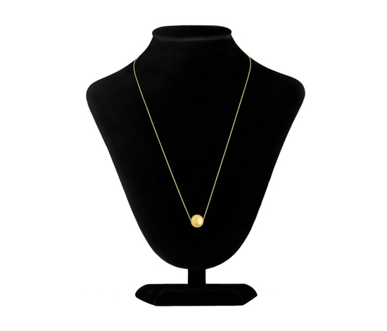 Złoty naszyjnik 585 z kulką, kuleczką