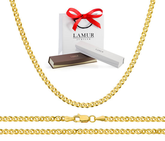 Złoty łańcuszek 585 Mona Lisa - 55 cm