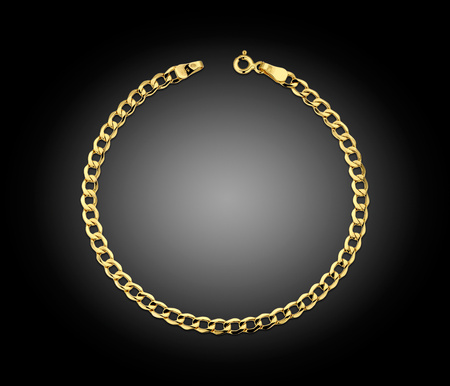 Złota bransoletka 585 pancerka