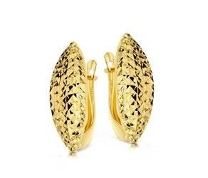 Złote kolczyki 333 - klasyczne