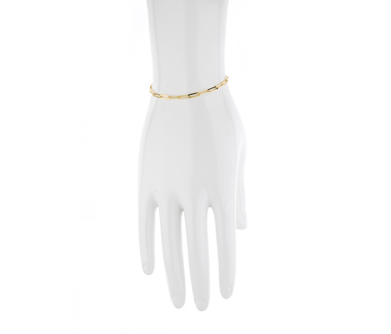 Złota bransoletka 375 nowoczesny ankier