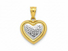 Serduszko złota zawieszka do łańcuszka