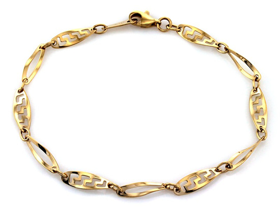 Bransoletka delikatna z wycinanych elementów