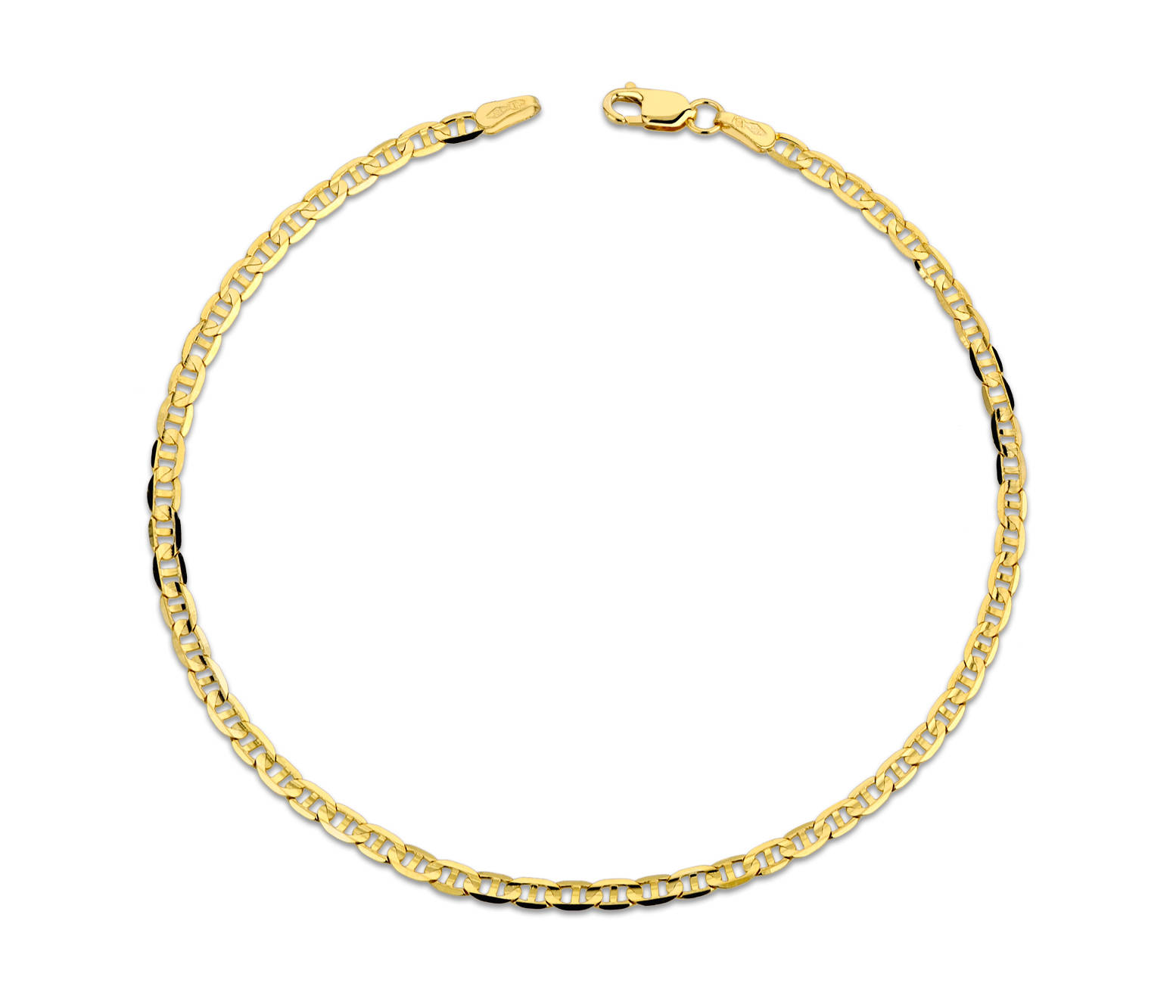 Złota bransoletka 585 Gucci Marina - 19 cm